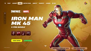 NEW FORTNITE IRON MAN UPDATE [upl. by Sakul]