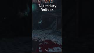 BG3 Patch 7 Legendary Actions dnd lore bg3 [upl. by Nylde]