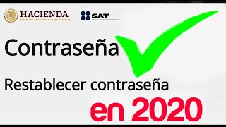 Como generar la contraseña de mi RFC antes CIEC Marzo 2021 desde casa [upl. by Elleinwad]