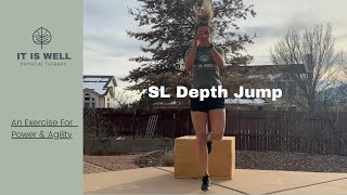 Single Leg Depth Jumps [upl. by Deer885]