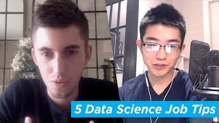 5 Tips for Getting a Data Science Job INTERVIEW [upl. by Atiuqihs837]