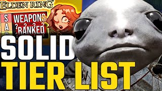 BEST WEAPONS IN ELDEN RING  TIER LIST  Steelovsky Reacts [upl. by Ellie]