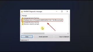 3 Ways to Fix Checksum Errors in WinRAR Extraction [upl. by Eesac]