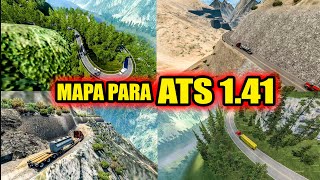 Mapa de carreteras más Extremas para ATS 1 41 [upl. by Servetnick278]