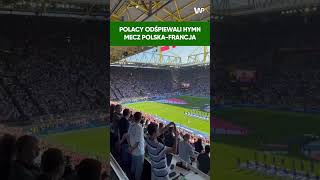 Hymn Polski na stadonie Mecz PolskaFrancja [upl. by Uke18]