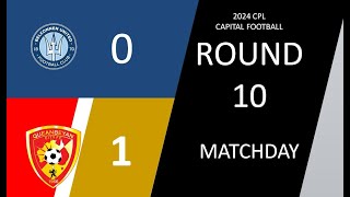 2024 CPL Round 10 Men BUFC v Queanbeyan City [upl. by Cherin673]