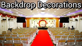 Backdrop Decorations Event management planner Organizer Any Function Cater Decor Photo Video MakeUp [upl. by Ebony]