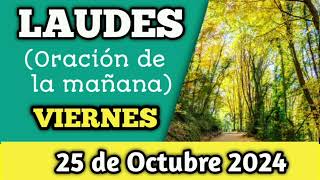 LAUDES DEL DÍA DE HOY  Viernes 25 de Octubre 2024  Oración de la mañana [upl. by Rashida]