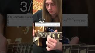 Mayhem  Freezing Moon Guitar Solo Cover With Tabs [upl. by Irene]