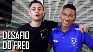 DESAFIO DO TRAVESSÃO COM NEYMAR [upl. by Idnod]