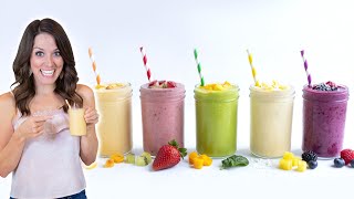 Make ANY Smoothie with this Simple Formula  5 Quick Recipes [upl. by Acsecnarf737]