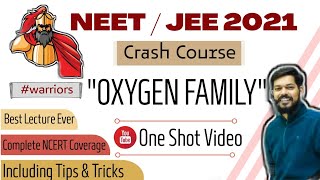 crash course  neet । jeemain । 2021। Oxygen family । tricks [upl. by Oznerol]