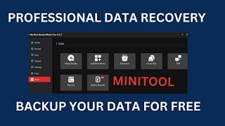 MiniTool Professional Data Recovery Software  Backup your DATA for FREE [upl. by Haskell442]