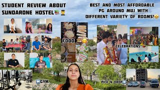 Student review about Sundarone Hostel near manipal university jaipur best and most affordable pg [upl. by Ttennej113]