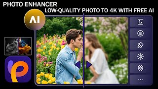 How to Enhance LowQuality Photo to 4K with Free AI Photo Enhancer  HitPaw FotorPea [upl. by Ocnarfnaig]