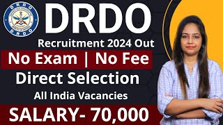 DRDO Recruitment 2024  DRDO New Vacancy 2024  Latest Government Jobs 2024  Feb 2024  Apply Now [upl. by Brieta]