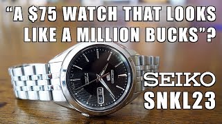 quotLooks Like A Million Bucksquot Seiko 5 SNKL23 Automatic Watch Review  Perth WAtch 112 [upl. by Karilynn872]