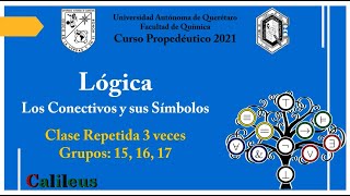 Los Conectivos y sus Símbolos Prope Lógica FQUAQ [upl. by Latnahs29]