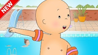 ★NEW★ CAILLOU LEARNS TO SWIM  Funny Animated cartoon for Kids  Cartoon Caillou l Cartoon Movie [upl. by Saire445]