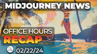 V6 Video  Midjourney Office Hours Recap Feb 22nd 2024  Midjourney News [upl. by Geri]