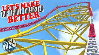 Lets Make Top Thrill Dragster Better  Cedar Point  NoLimits 2  Better than Top Thrill 2 [upl. by Lrad]