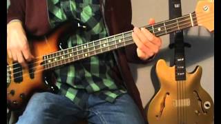 The Traveling Wilburys  End Of The Line  Bass Cover [upl. by Epolenep]