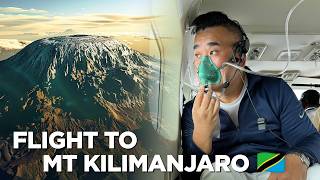 Unpressurized Flight over 20000ft  Mt Kilimanjaro  Air Tanzania [upl. by Kries]