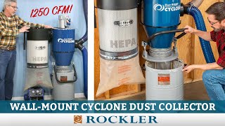 SpaceSaving Cyclone HEPA Dust Collector [upl. by Sven]