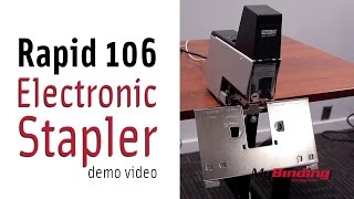 Rapid 106 Electronic Stapler [upl. by Yllitnahc]