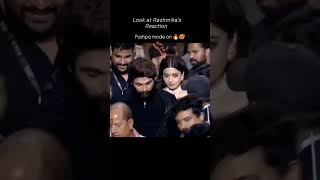 Rashmika Reaction on pushpa2 prerelease event trending shorts live viralshorts actressrashmika [upl. by Llenrub]