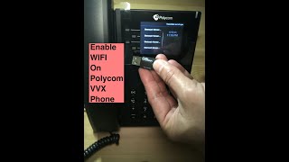 How to Enable Wifi on Polycom Phone [upl. by Madian]