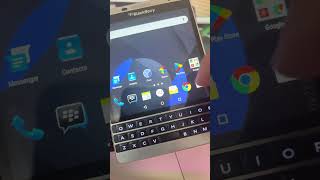 Android on blackberry passport [upl. by Rennoc159]