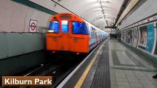 Kilburn Park  Bakerloo line  London Underground  1972 Tube Stock [upl. by Rahsab]