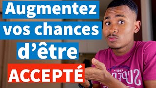 AUGMENTEZ VOS CHANCES d’être accepté sur Campus France 🇫🇷  Etudes en France [upl. by Adiana5]