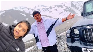 Finally Baraf Dekh li 😍  Ladakh Trip Day 2  Vishal Khatana Vlogs [upl. by Adnolrehs292]