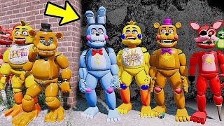 ANIMATRONICS MOVIE VS ROCKSTAR ANIMATRONICS ASSOMBRADOS  GTA V Five Nights at Freddys [upl. by Euqinimod417]