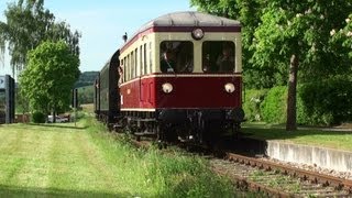 Dieseltriebwagen Kandertalbahn VT 3 Kandertal im SüdwestenDeutschland Schwarzwald [upl. by Templer]