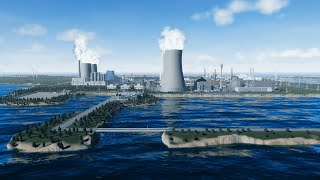 Construction Nuclear Power Plant Cities Skylines 2 timelapse part5 [upl. by Donela851]