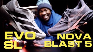 Asics Novablast 5 vs Adidas EVO SL Comparison [upl. by Llechtim958]