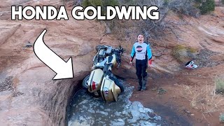 Off Roading my Honda Goldwing [upl. by Bilek]