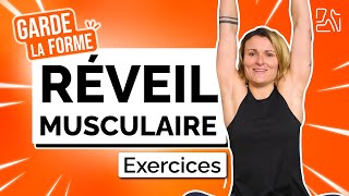 Réveil musculaire  5 exercices pour bien démarrer la journée [upl. by Amandy515]