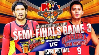 🔴LIVE PBA SMB VS GINEBRASEMIFINALS GAME 3 LIVE SCORE smbliveupdate ginebraliveupdate pbalive [upl. by Elocim424]