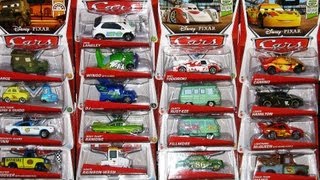 2013 Cars 2 quotDquot 24 DieCast Case Mattel Unboxing New Models Mattel Disney Pixar [upl. by Acquah]