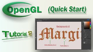 OpenGL Tutorial 12 QS – FreeType Fonts – Text Timers amp 3D [upl. by Sivehc]