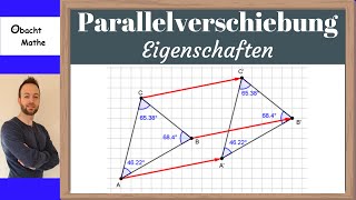 Eigenschaften der Parallelverschiebung  ganz einfach erklärt  ObachtMathe [upl. by Saul]