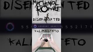 How to play Disenchanted My Chemical Romance mychemicalromance kalimbatabs [upl. by Dnalevets686]