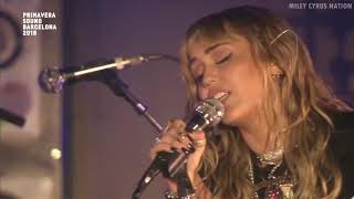 Miley Cyrus  Malibu Live at Primavera Sound Festival HD [upl. by Mansfield]