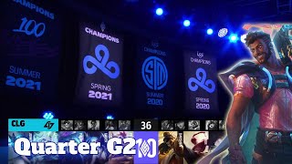 C9 vs CLG  Game 2  Quarter Final LCS 2022 Lock In Playoffs  Cloud 9 vs CLG G2 full game [upl. by Dannye]