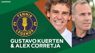 Gustavo Kuerten quotGugaquot and Alex Corretja  Tennis Legends Podcast  Eurosport [upl. by Nagap754]