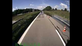 Hochwasser Deggendorf 2013 A3 A92 kurz vor Vollsperrung [upl. by Hogue]